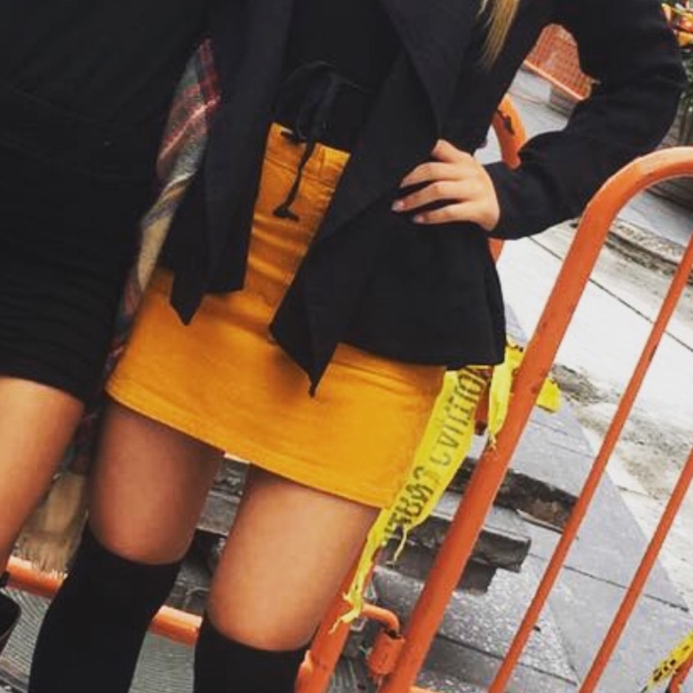 Corduroy skirt